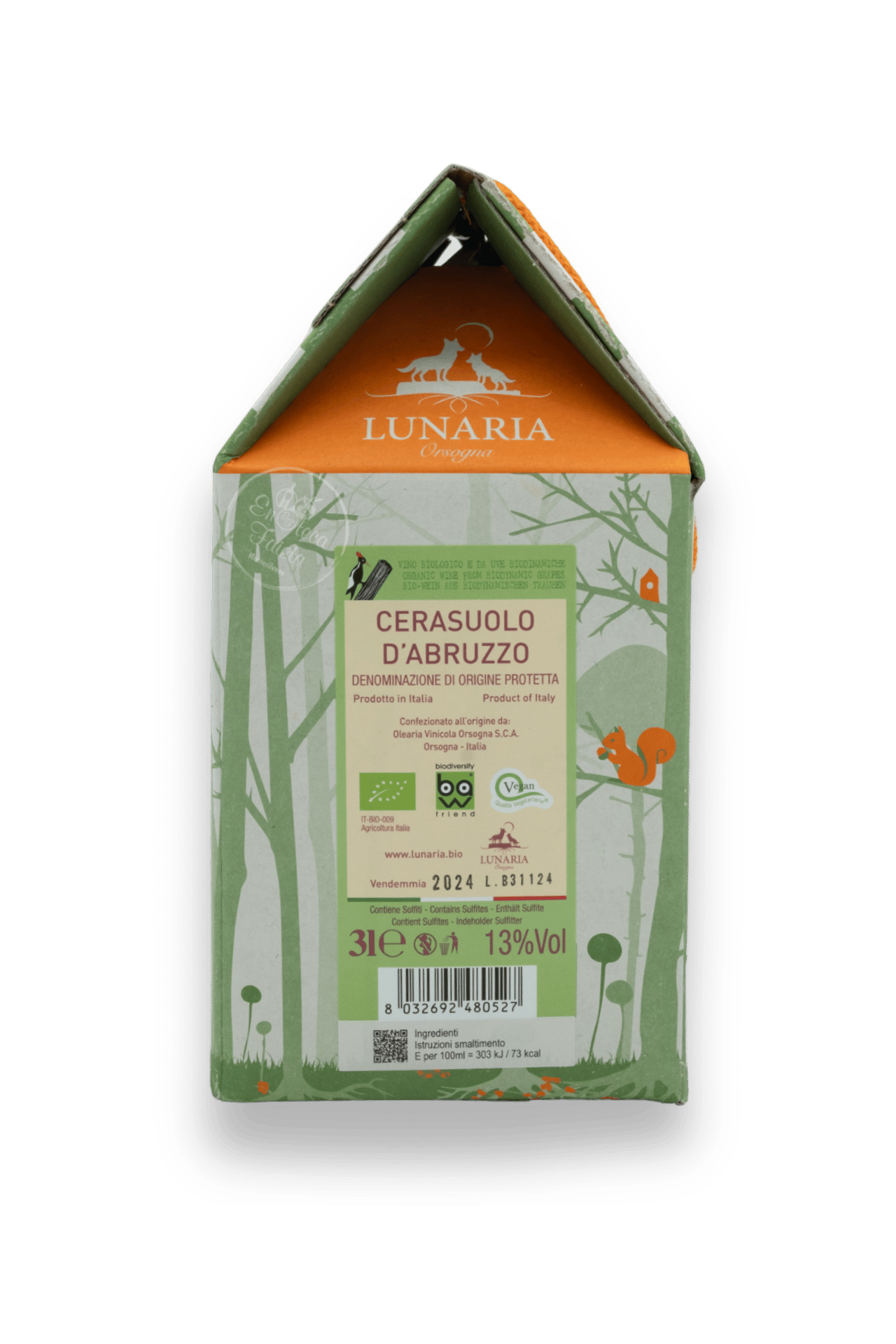 Bag in Box Lunaria Orsogna Cerasuolo d'Abruzzo Dop 2024