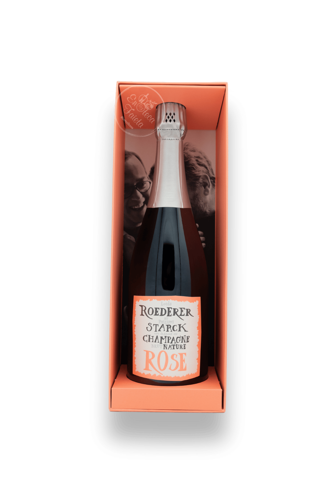 Champagne Louie Roederer Starck Brut Nature Rosé 2015