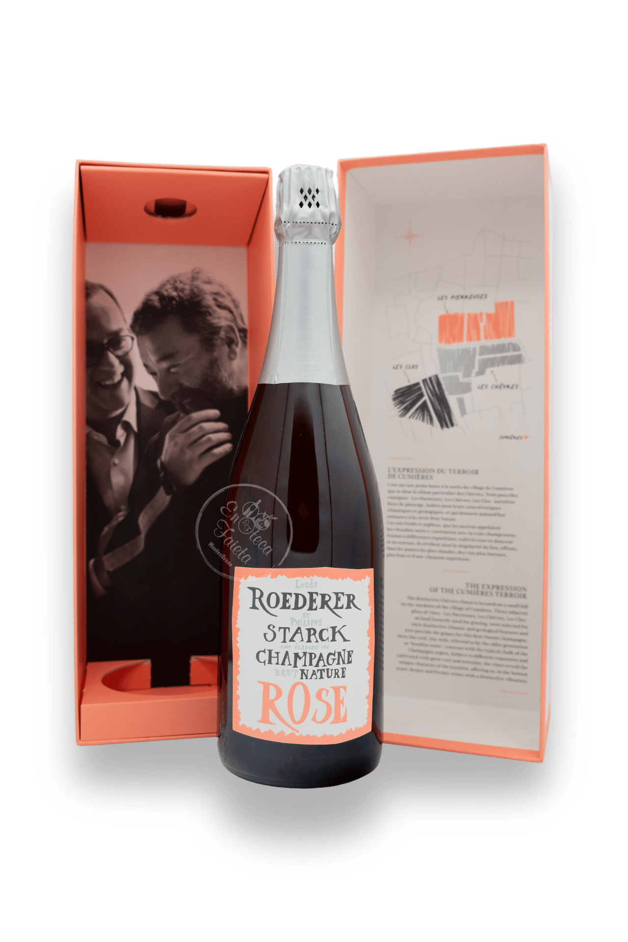 Champagne Louie Roederer Starck Brut Nature Rosé 2015