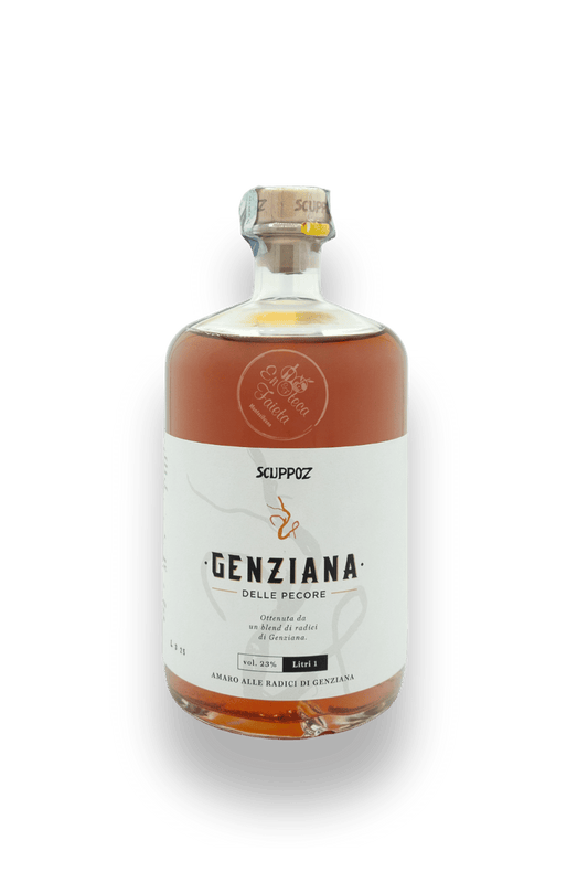 Delle Pecore - Amaro alle Radici di Genziana 1 Litro- Scuppoz