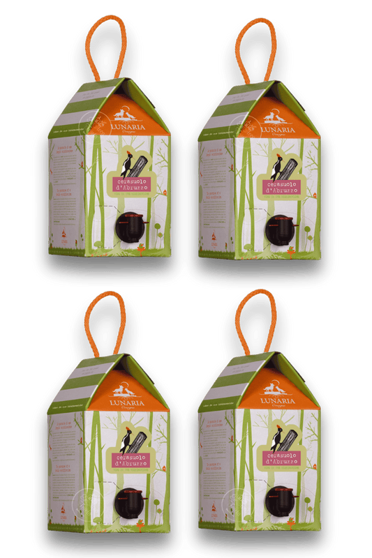Cartone da 4 Bag in Box Lunaria Orsogna Cerasuolo d'Abruzzo Bio